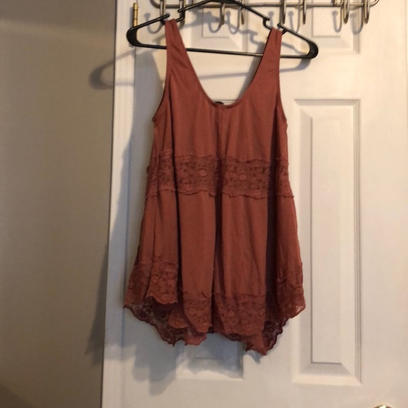 Rue21 mauve lace tank top - Picture 3 of 3